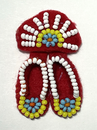Lote de 2 collares, prendedor, anillo de colección con cuentas de semillas de vidrio de nativos americanos - Imagen 4 de 14