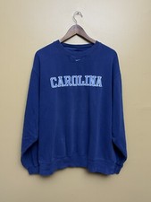 VTG Nike North Carolina Tar Heels Center Swoosh Crewneck Sweatshirt Mens XL