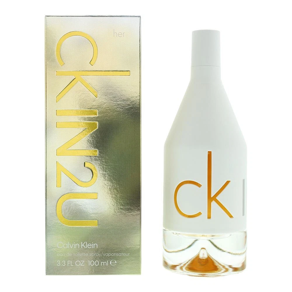 Calvin Klein IN2U Eau de Toilette 100ml Spray For Her NEW