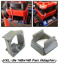 40x40mm Cooling Fan Adapter for Traxxas Velineon VXL-3S ESC Slash 4x4, 2wd, +