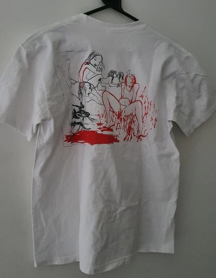 T Shirt Bianca FW19 Supreme Heroines Taglia M Media