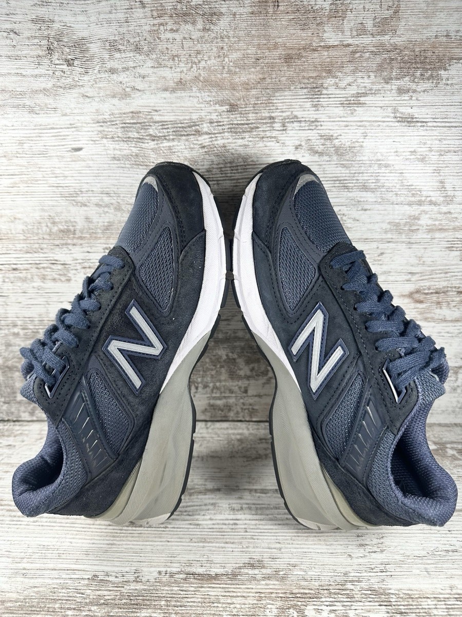 Women's New Balance 990v5 Made In USA Navy Blue Sneakers Sz 7.5B
