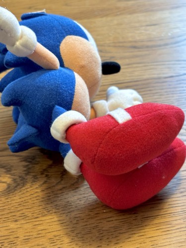 Sonic the Hedgehog Plush doll 1991 SEGASONIC From Japan Very Rare - Picture 8 of 10