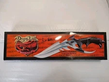 GIL HIBBEN Dragon Lord Knife UC898 Custom Design Series w/ Sheath 1996 Edition