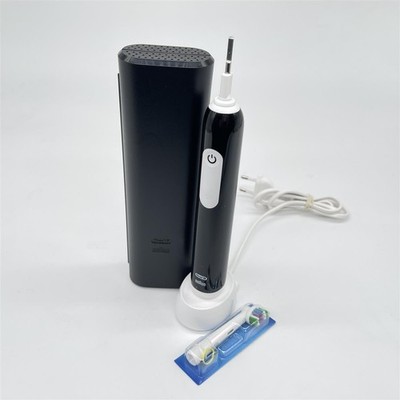 Oral-B Pro Series 1 Elektrische Zahnbürste, Schwarz, 1 3D-Reinigungsbürste, entf