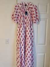 Roller Rabbit x Target Short Sleeve Maxi Dress Large NWT