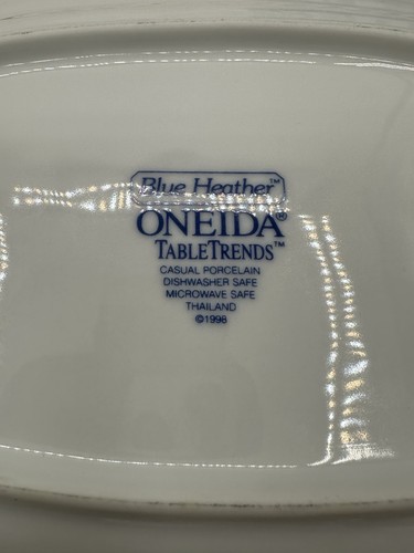 Blue Heather 1/4 Pfund bedeckt Butterdose von Oneida - Bild 7 von 7