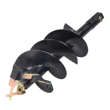 12" x 48" Auger Bit for Post Hole Digger, 2" Hex Connect Attachments