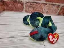 Ty Beanie Baby Hissy Snake Beanbag Plush Original Tag 1997 PE 4185 Gen 5