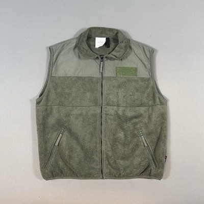 Liner Flyers Vest Mens Large Green Polartec Windpro FR Fleece Peckham USGI