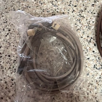 Vintage TWA airlines IN Flight Audio Headphones USED Two Pair