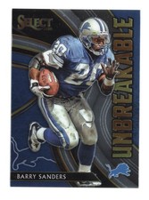 Barry Sanders 2020 Panini Select Unbreakable #U4 Insert Detroit Lions Football