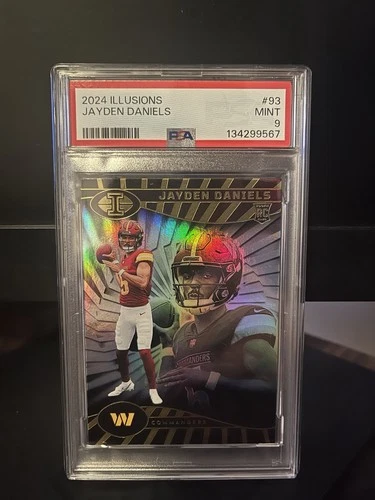 2024 Panini Illusions - Jayden Daniels #93 (RC) PSA 9