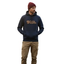 Fjallraven  vik Logo Hoodie Sweatshirt Mens Extra Large XL Dark Navy Pull Over