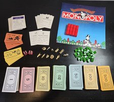 Vintage 1985 Monopoly Game Replacement Parts Original Components Sold Separately