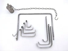 Innomed Charnley Hip Retractor System, Complete with 7 Blades, Weight and Chain