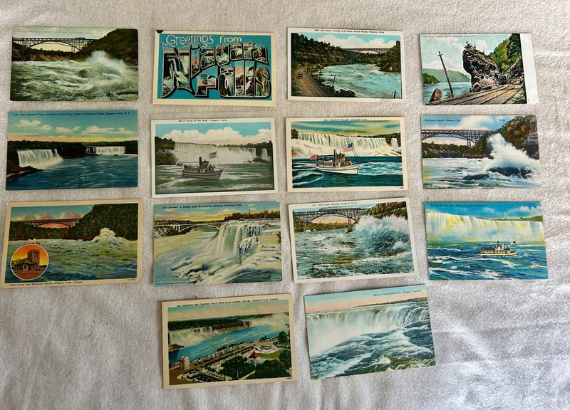 Lot of 100 Niagara Falls Postcards; Some Very Unusual; 1905-1934