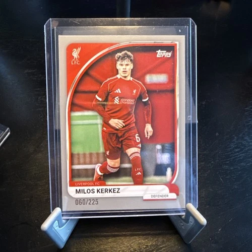 Milos Kerkez /225 Topps 25/26 Liverpool Collector Tin