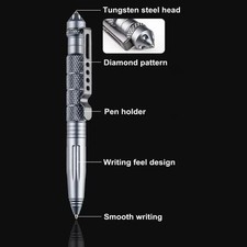 Tactical Pen Office Emergency Glass Breaker EDC Personal Safety Outdoor Surviva