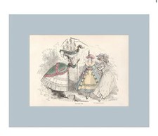 V&A Les Filles d'Eve book plate - 8 x 10" mounted print