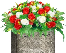 Artificial Cemetery Flowers, Artificial Silk Flower Arrangement ,Artificial Rose