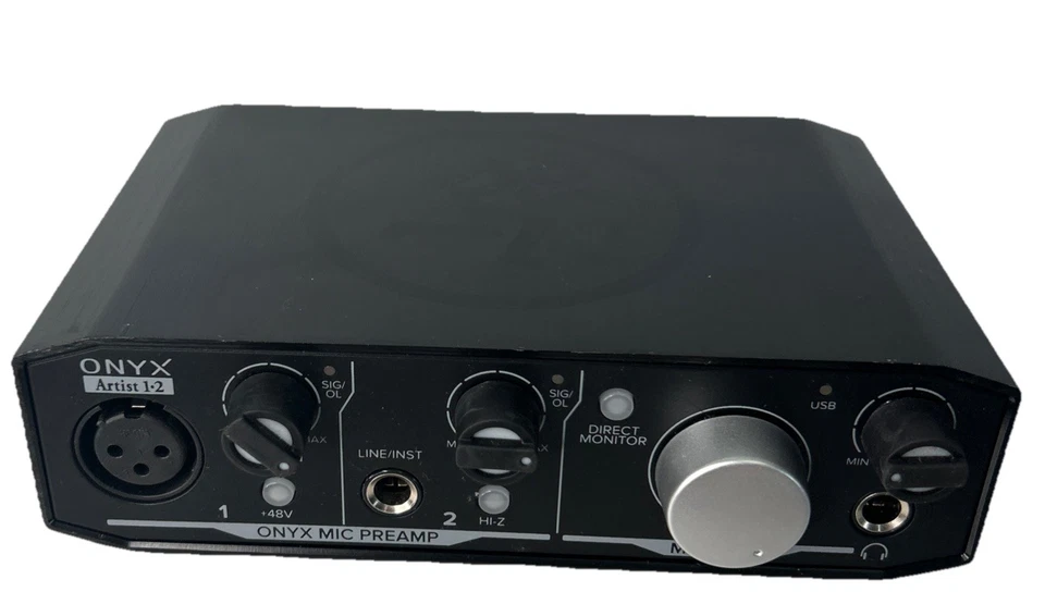 Mackie Onyx Artist 1.2 2x2 USB Audio Recording Studio Interface - Image 2 of 4