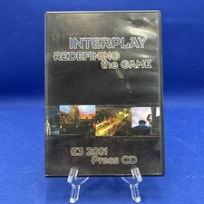 INTERPLAY E3 2001 VIDEO GAME PRESS KIT PROMO CD MEDIA GAMER PROMOTIONAL DISC