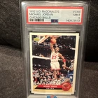 1992 Upper Deck  McDonald's Michael Jordan Card #CH4 Graded PSA 9 Mint