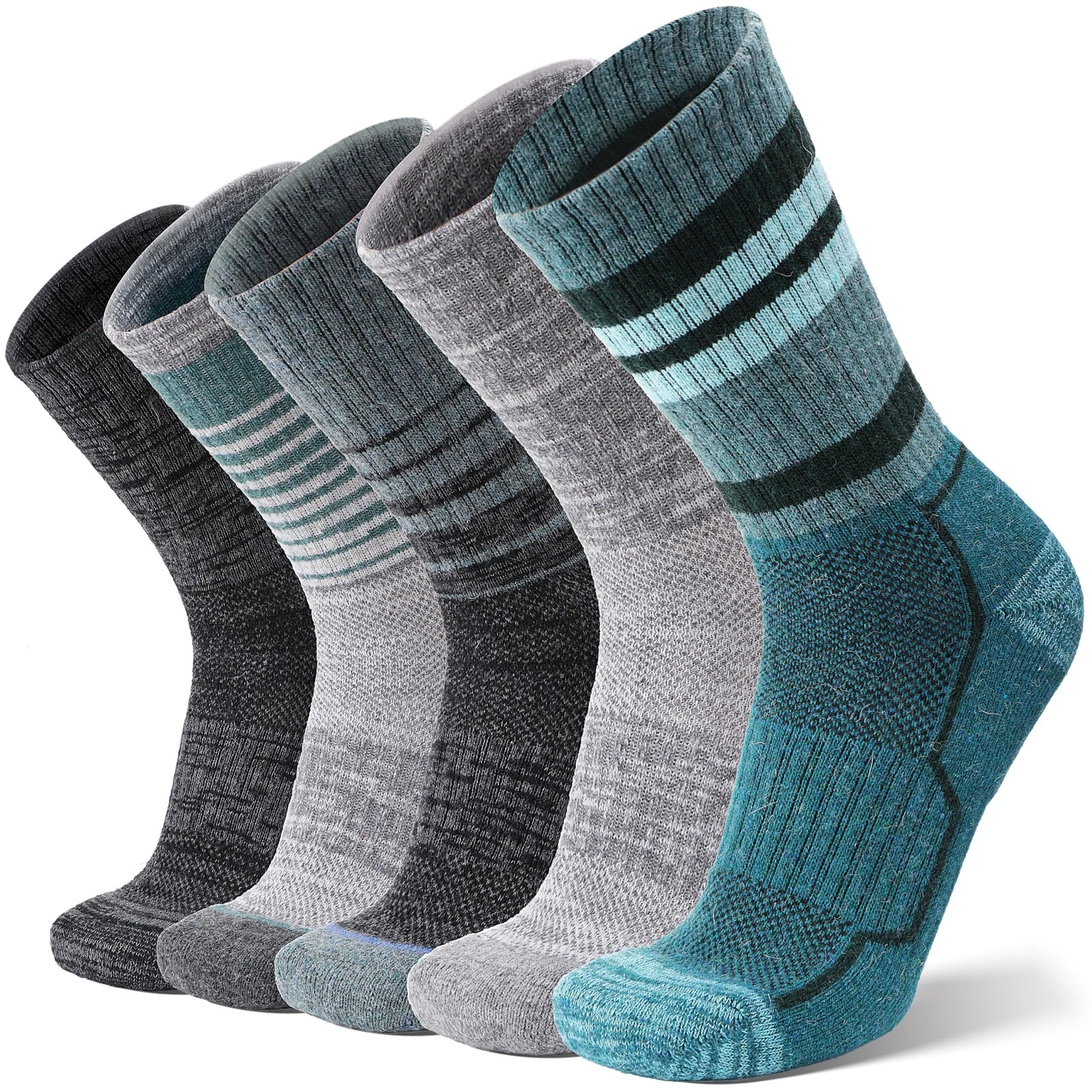 Merino Wool Hiking Socks for Men & Women Thermal Warm Winter Thick Cozy Athle...