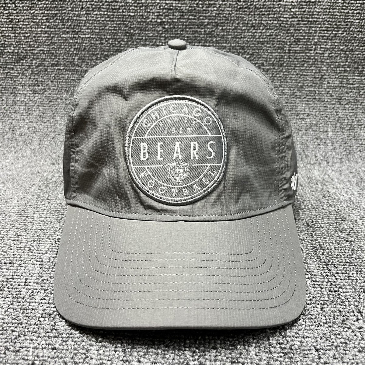 Chicago Bears '47 Brand Gray Ripstop Snapback Hat NFL Since 1920 Patch Cap NEW