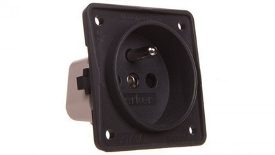 Berker Integro Einzelsteckdose mit/ohne erhöhtem Berührungsschutz 16A IP20...