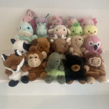 Aurora Plush Palm Pals Stuffed Animal Lot Of 20