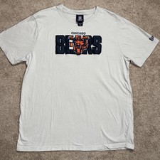 NFL Shirt Mens XL Cream Team Apparel New Era Chicago Bears 2023 NFL Draft Shirt