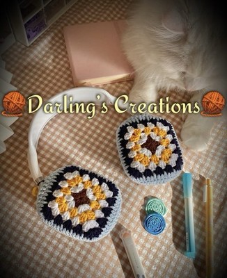Knitted Airpods Max Headphone Covers, Crochet