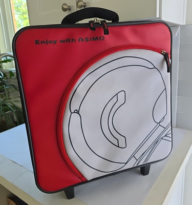 Honda ASIMO Wheeled Carry Case with Collapsible Handle Very Rare