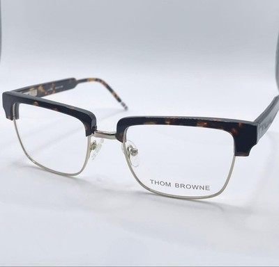 THOM BROWNE Eyewear Tortoise Shell Werrington Frame Tricolor NY Designer