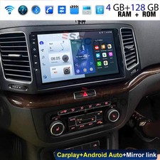 4+128GB Android15 Autoradio Carplay GPS Navi Für VW Sharan II 7N Seat Alhambra 2