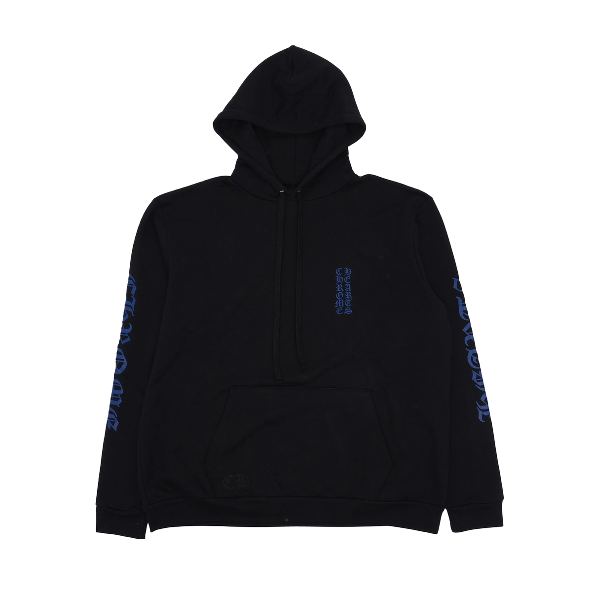 Chrome Hearts Vertical Logo Hoodie Black / Blue | eBay