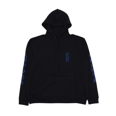 Chrome Hearts Vertical Logo Hoodie Black / Blue | eBay