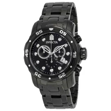 Invicta Pro Diver Chronograph Black Dial Men's Watch 0076