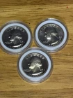 1976-s silver bicentennial quarter Proof 40% Silver 3 Coin Lot