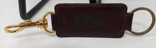 XENA WARRIOR PRINCESS - BURGUNDY LEATHER SECURITY KEY HOLDER KEYCHAIN - NEW RARE