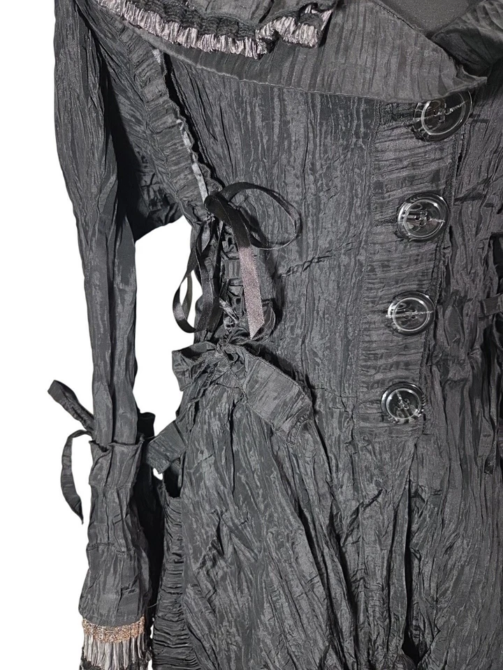 Vestido Abrigo DE COLECCIÓN MY DESIGN PARIS Gótico Victoriano Lolita EGL Eduardiano Avant Garde Foto 4 de 4