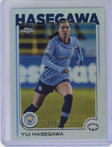 2024-25 TOPPS CHROME UEFA WOMEN'S CHAMPIONS LEAGUE YUI HASEGAWA #80 SSP #2/5