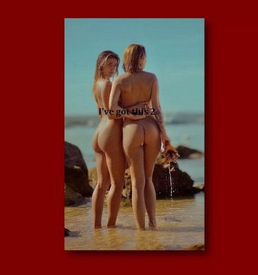 Kühlschrankmagnet Nackte Frau Babes Am Strand Akt Druck Kunst 1020 v