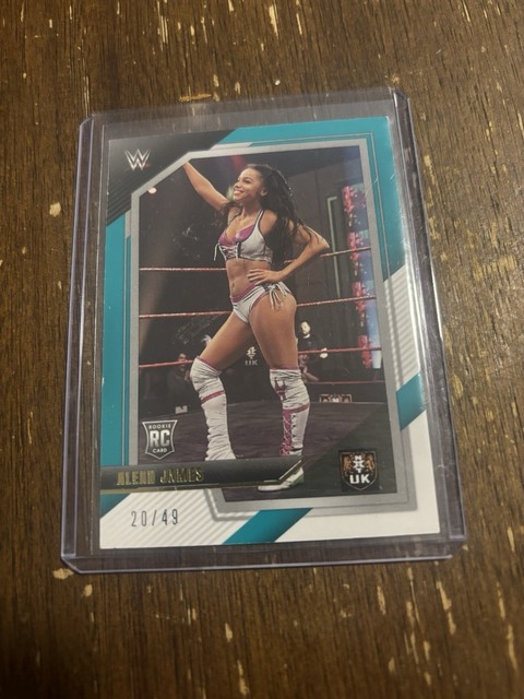 2022 Panini WWE NXT SP TEAL UK VERSION Aleah James #44 Rookie Card RC /49