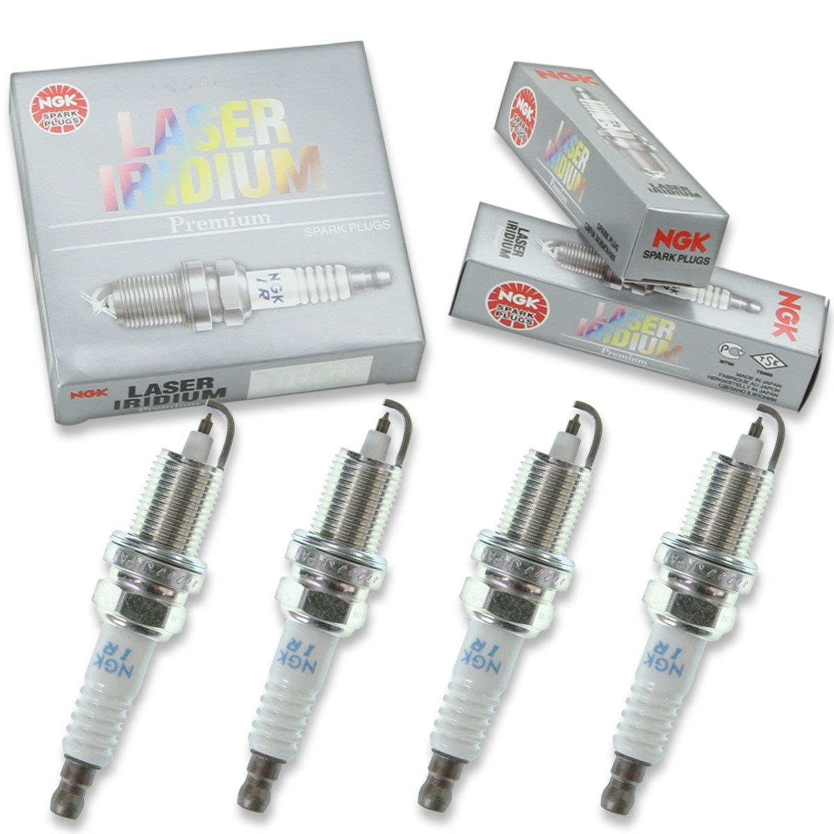 4pcs for Nissan   NSD 40B2 NGK Laser Iridium Spark Plugs TLDI 40 HP Kit Set em