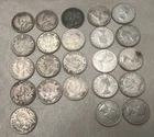 Lot Of 23 Canada Dime 80% Silver Coin