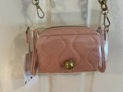 Zara Chain Vinyl Shoulder Bag
