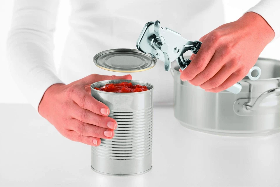 Stainless Steel Can Opener with Pliers Grip, 7-inch - Image 3 of 4